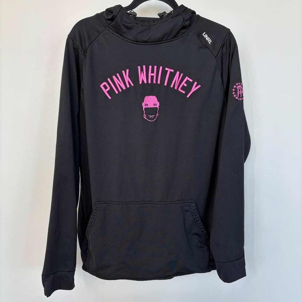 UNRL‎ Pink Whitney Black Hoodie Size L